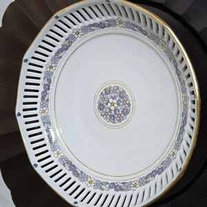 KHM Bavaria Vintage Reticulated Porcelain Bowl.